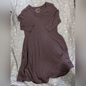 Like New PACT 2XL Dusky Purple Fit and Flare Dress